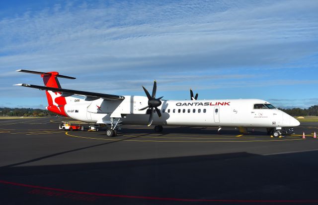 de Havilland Dash 8-400 (VH-84F) - Qantaslink Dash 8-402Q VH-84F (msn 4460) at Wynyard (Burnie) airport Tasmania Australia on 17 May 2025.