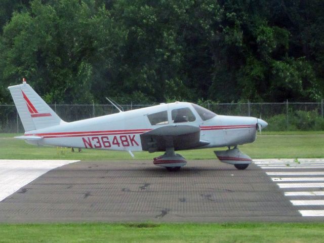 Piper Cherokee (N3648K) - Take off runway 08.
