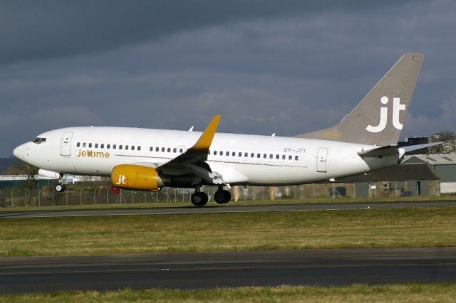 Boeing 737-700 (OY-JTY) - Flying for British Airways during Summer 2016.