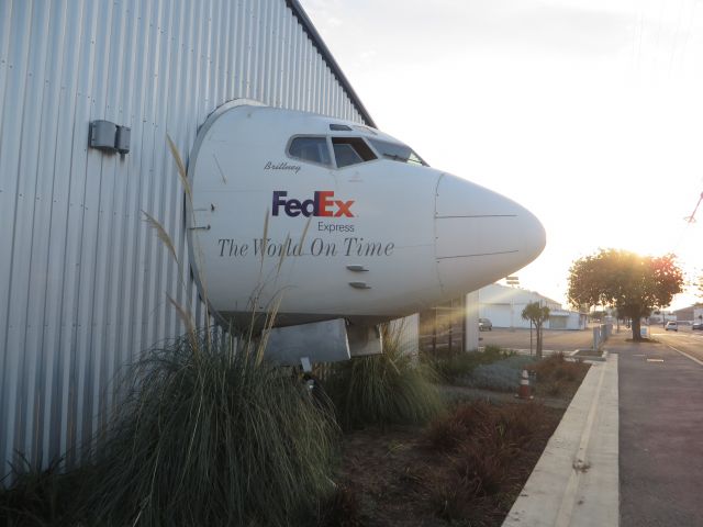 — — - Ex-FedEx 727 at Museum of Flight, Los Angeles