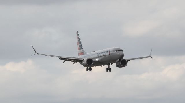 Boeing 737 MAX 8 (N341RW) - Landing at Miami International on the afternoon of the 31st of January, 2019. It has only been in service since the earlier part of January, 2019.