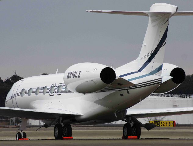 Gulfstream Aerospace Gulfstream G650 (N318LS) - I take a picture on Feb 22, 2017.
