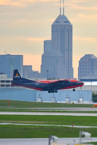 Antonov An-12 (UR-CKL) - Runway 14 departure to YYT 04-28-25