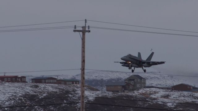 18-8769 — - Canadian Forces CF-18A Hornet. One of five that landed in Iqaluit on Oct.16, 2015.