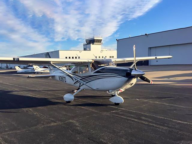 Cessna Skylane (N397D) - Before a ferry flight from Wichita to the UK. 2016.