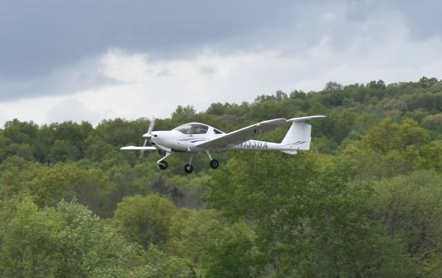 Diamond DA-20 (N133DA) - Dimond DA20 taking off runway 22 at Orange County Airport In New York 