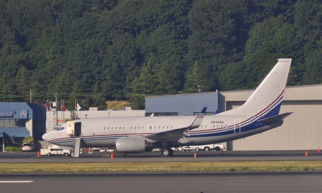 Boeing 737-700 (N835BA) - Boeing - Boeing 737-7BC(BBJ)N835BA in Seattle Boeing Field airport