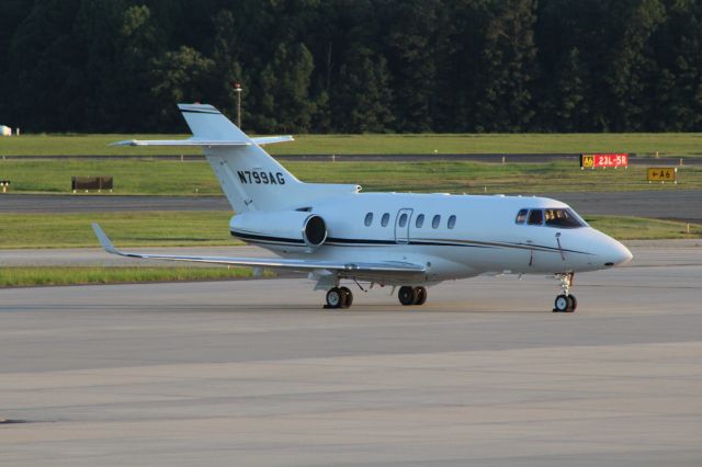 Hawker 800 (N799AG) - At RDU