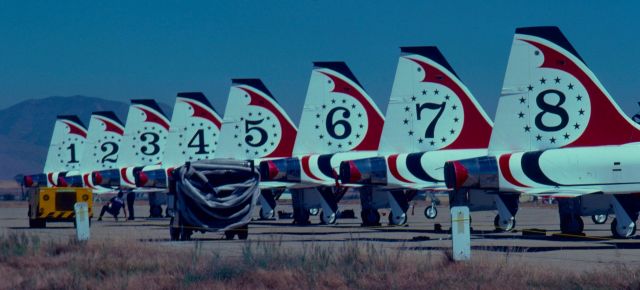 — — - US Air Force Thunderbirds Brown Field San Diego California MAY 1979