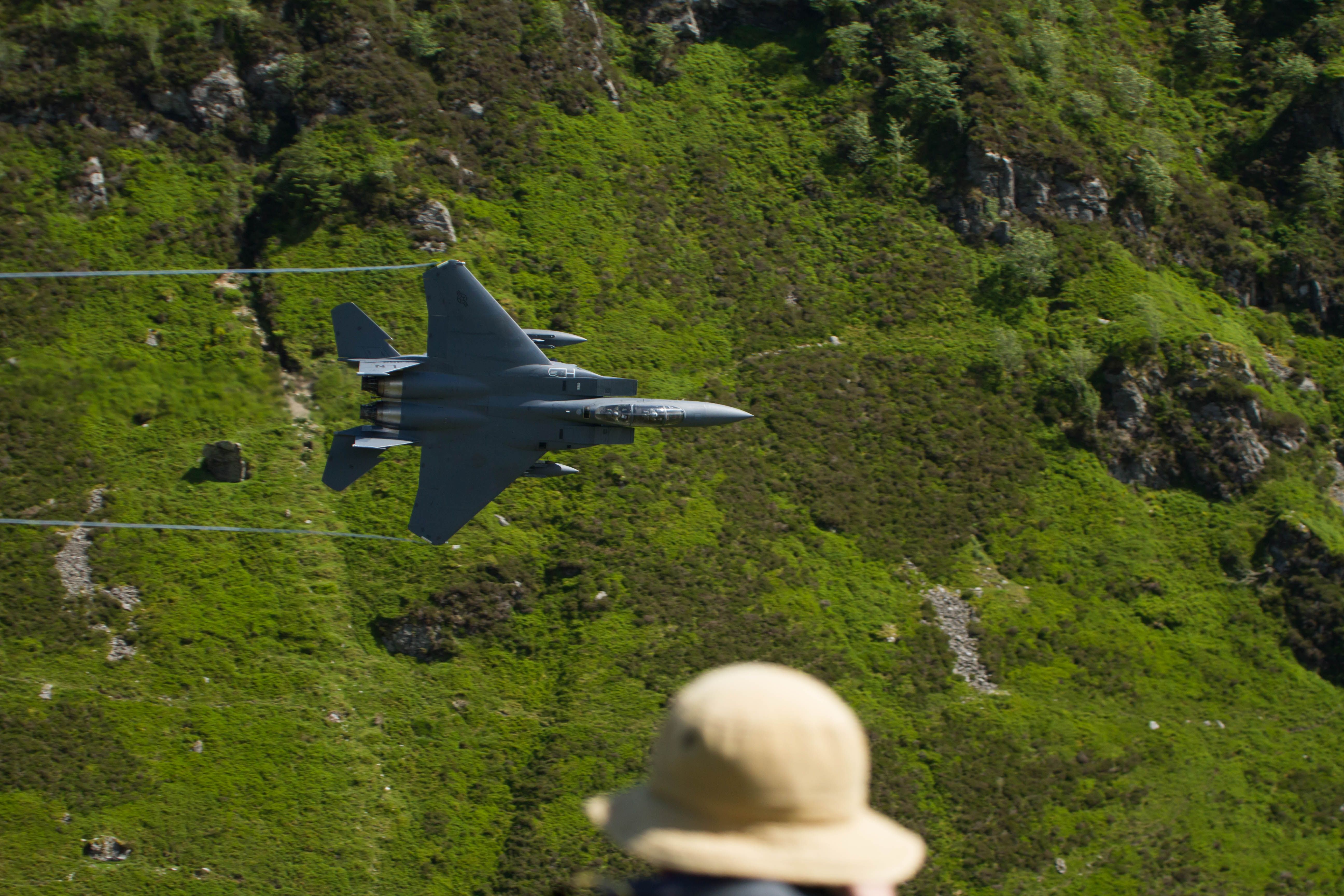 McDonnell Douglas F-15 Eagle (BREW11) - BREW11 Low Level Throgh the Mach Loop (cad West) North Wales