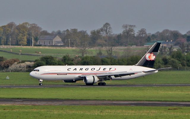 BOEING 767-300 (C-GVIJ) - cargojet b767-3 c-gvij after landing at shannon 9/4/17.
