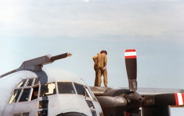 Lockheed C-130 Hercules (N187) - Just pre-flighting.