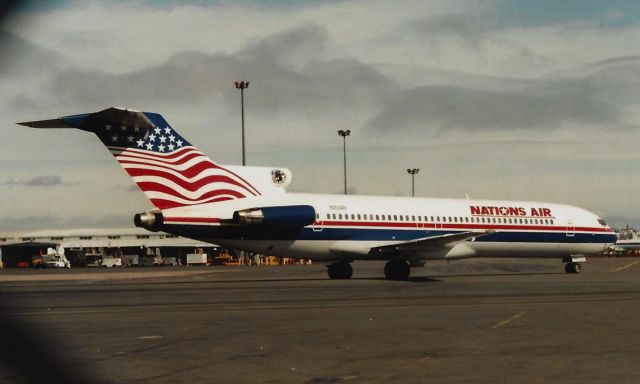 BOEING 727-200 (N203AV) - From March 1998 - Nations Air another charter that used to operate out of BOS in the 1990s. 