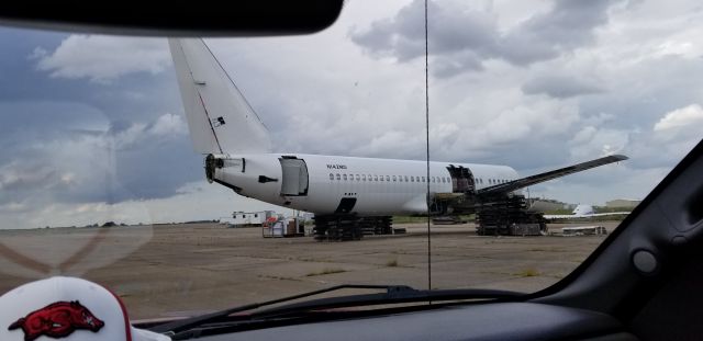 Boeing 737-800 (N142MD) - Stuttgart, Arkansas Municipal Airport.