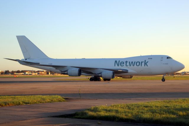 Boeing 747-400 (TF-AKE) - Taxiing to Stand 609 on 7-Nov-23 operating flight ABD4060 from VHHH via ODMW.