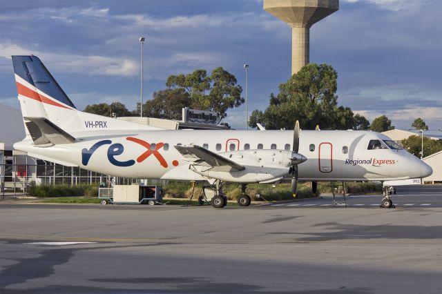 Saab 340 (VH-PRX) - Regional Express Airlines (VH-PRX) Saab 340B at Wagga Wagga Airport.