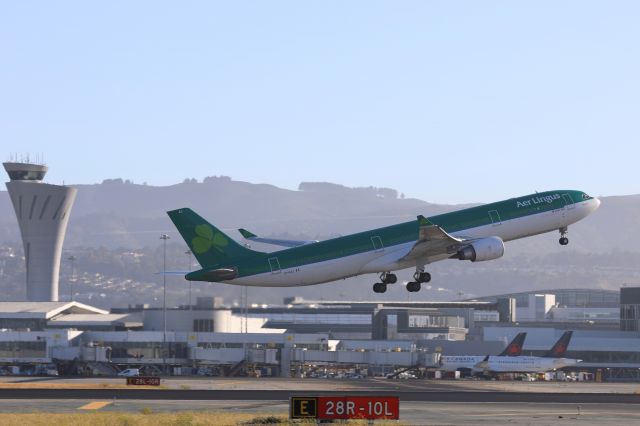 Airbus A330-300 (EI-GAJ) - Aer Lingus departing KSFO on 6-22-2022.