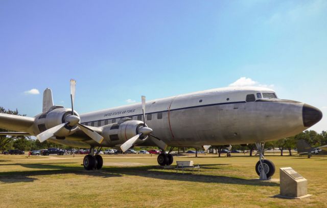— — - Douglas C-118A (DC-6C) Liftmaster at Lackland AFB, TX.