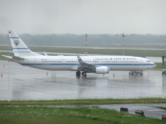 Boeing 737-900 (9K-GCC) - Boeing 737-9BQ(ER)(BBJ3) 9K-GCC, basierend auf der 737-900ER, eine Regierungsmaschine des State of Kuwait, am 10.05.2014 auf dem Airport DUS.