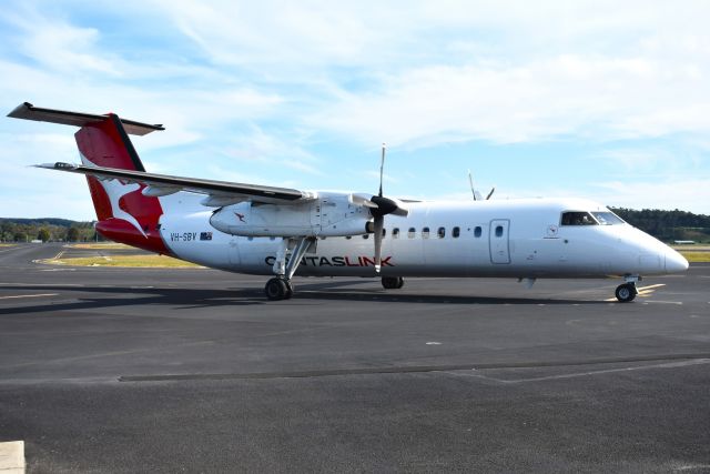 de Havilland Dash 8-300 (VH-SBV) - Qantaslink De Havilland Canada Dash 8-315Q VH-SBV (msn 595) at Wynyard Airport Tasmania Australia. 11 October 2023.