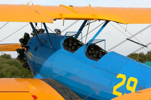 F-AZCK — - Boeing Stearman A 75, Static Display Open Day 2012, Lann Bihoué Air Base (LFRH-LRT)