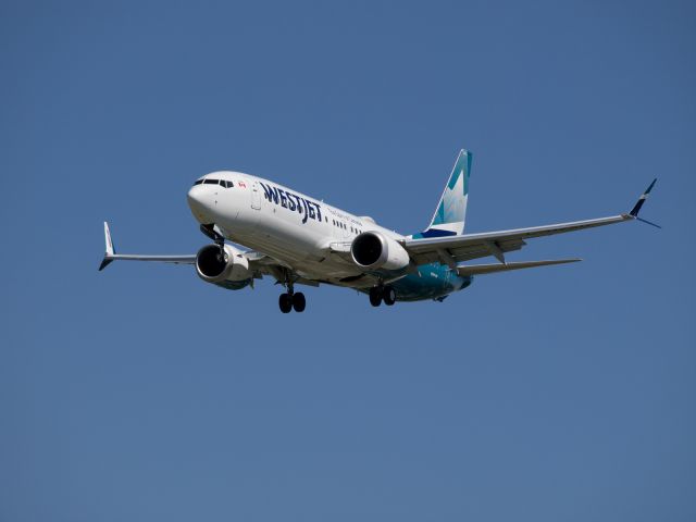 Boeing 737 MAX 8 (C-GZSG) - Out for a spot.