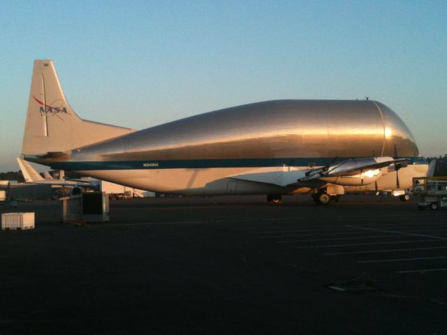 N941INA — - The Guppy was delivering parts of the Shuttle trainer to Museum of Flight.