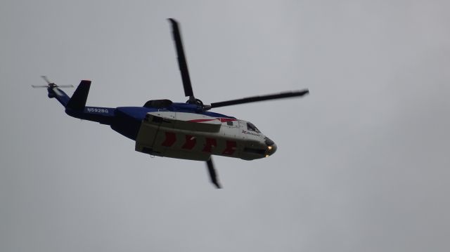 Sikorsky Helibus (N592BG) - Approx 600 Below Flight-path 