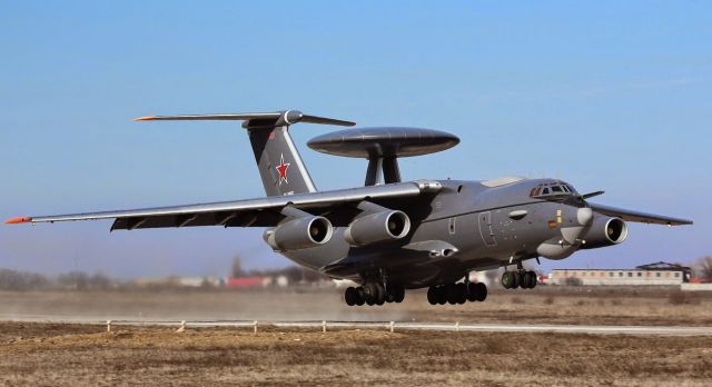 — — - Multifunctional aviation complex of radar surveillance and guidance (MAK RLDN) A-100br /The aircraft is based on the IL-76MD-90A