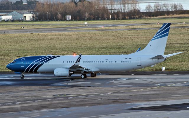 Boeing 737-900 (VP-CKK) - vp-ckk bbj3 b737-9 dep shannon 30/1/15.