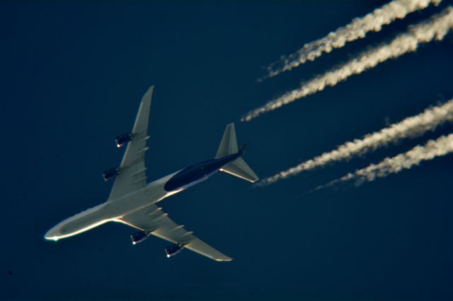 BOEING 747-8 (N854GT) - Atlas Air 606 Luxembourg Intl to Huntsville Intl over Cleveland 34,000 ft. 06.08.16