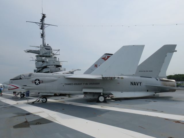 LTV F-8 Crusader (14-6939) - USS Yorktown SC