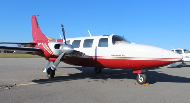 Piper Aerostar (N89AT) - A 1979 model Piper Aerostar 601P Superstar 700 on the ramp at Thomas J. Brumlik Field, Albertville Regional Airport, AL - Late afternoon - November 1, 2020.