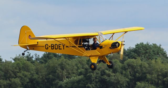 Piper NE Cub (G-BDEY) - Blackbushe Airday 30 July 2016