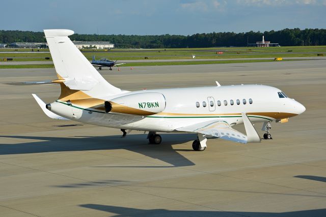 Dassault Falcon 2000 (N78KN) - Two days old replaced the Hawker 4000