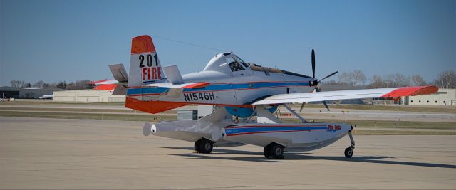 AIR TRACTOR Fire Boss (N1546H) - 3/19/21 PITSTOP ON FLIGHT FROM  AR (BDQ) TO MN (BRD)