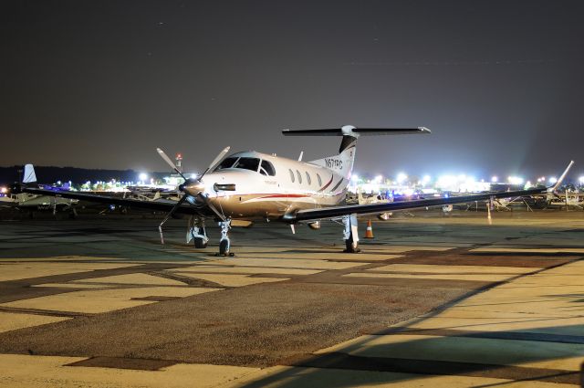 Pilatus PC-12 (N671PC) - Seen at KFDK on 6/25/2009