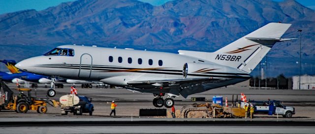 Hawker 800 (N59BR) - N59BR Raytheon/Hawker 125-800XP Serial 258425 - Las Vegas - McCarran International Airport KLASbr /USA - Nevada February 8, 2011br /Photo: Tomás Del Coro