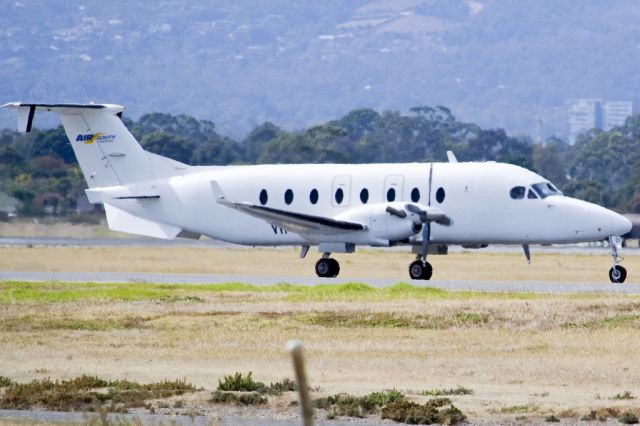 Beechcraft 1900 (VH-ZOA) - On taxi-way heading for take off on runway 05. Friday 19th April 2013.