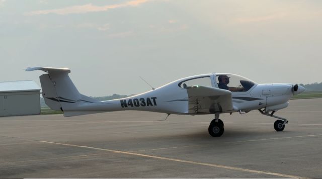 Diamond Star (N403AT) - At conclusion of my DA40 checkout