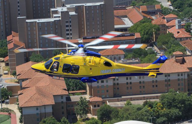 N308TC — - STARFlight AW169 flying over University of Texas Austin campus