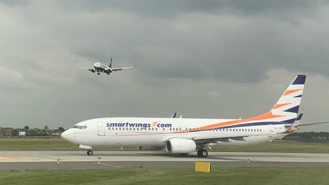 Boeing 737-800 (OK-TVH) - Photo from OK760 at Prague Airport