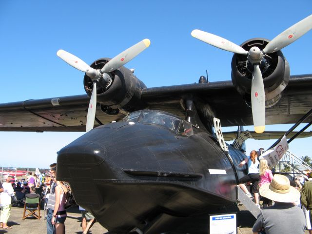 Canadair CL-1 Catalina (VH-PBZ) - The Black Cat in 2007 at Coffs Harbour Air Show.