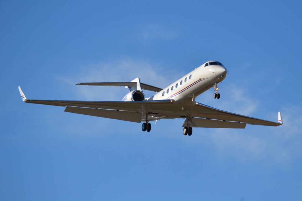 Gulfstream Aerospace Gulfstream V (N990NB) - JETSHOE 2 LLC (New Balance) at KJQF - 1/24/18