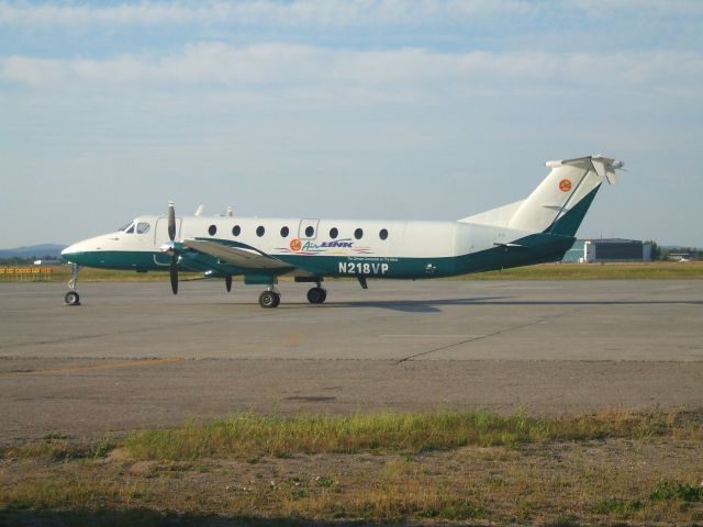 Beechcraft 1900 (N218VP) - Parked at Woodward Aviation F.B.O. Goose Airport Lab.   3/9/8