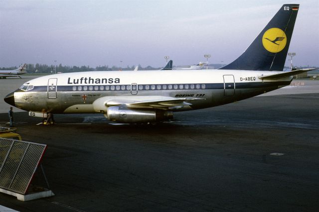 Boeing 737-100 (D-ABEQ) - November 1968 at Düsseldorf (EDDL)