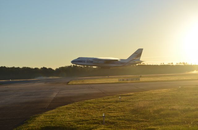 Antonov An-124 Ruslan (RA-82077) - Volga Airplane taking off RWY 36R