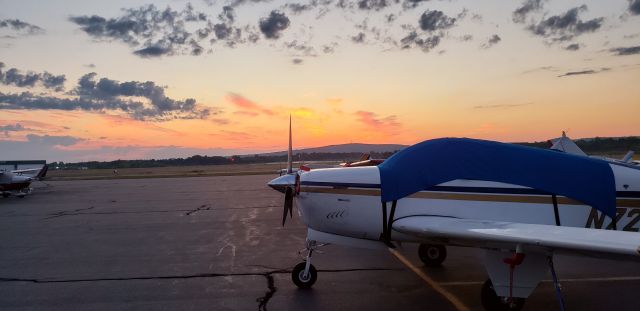 Beechcraft Bonanza (33) (N72045) - Beautiful pre dawn sky