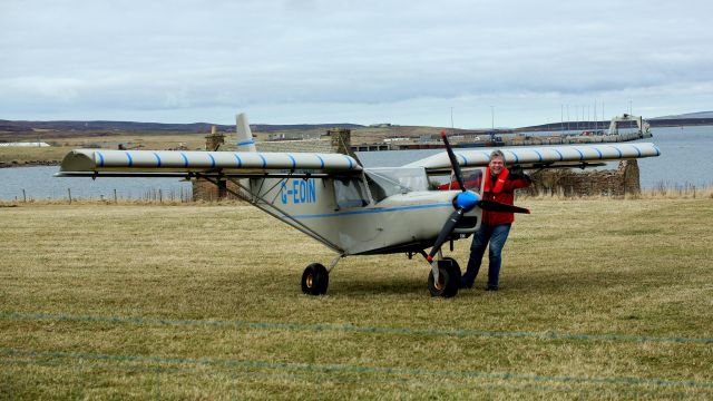 ZENAIR Stol (CH-701) (G-EOIN) - First land away on Betty Kirkpatrick's field on Hoy Orkney