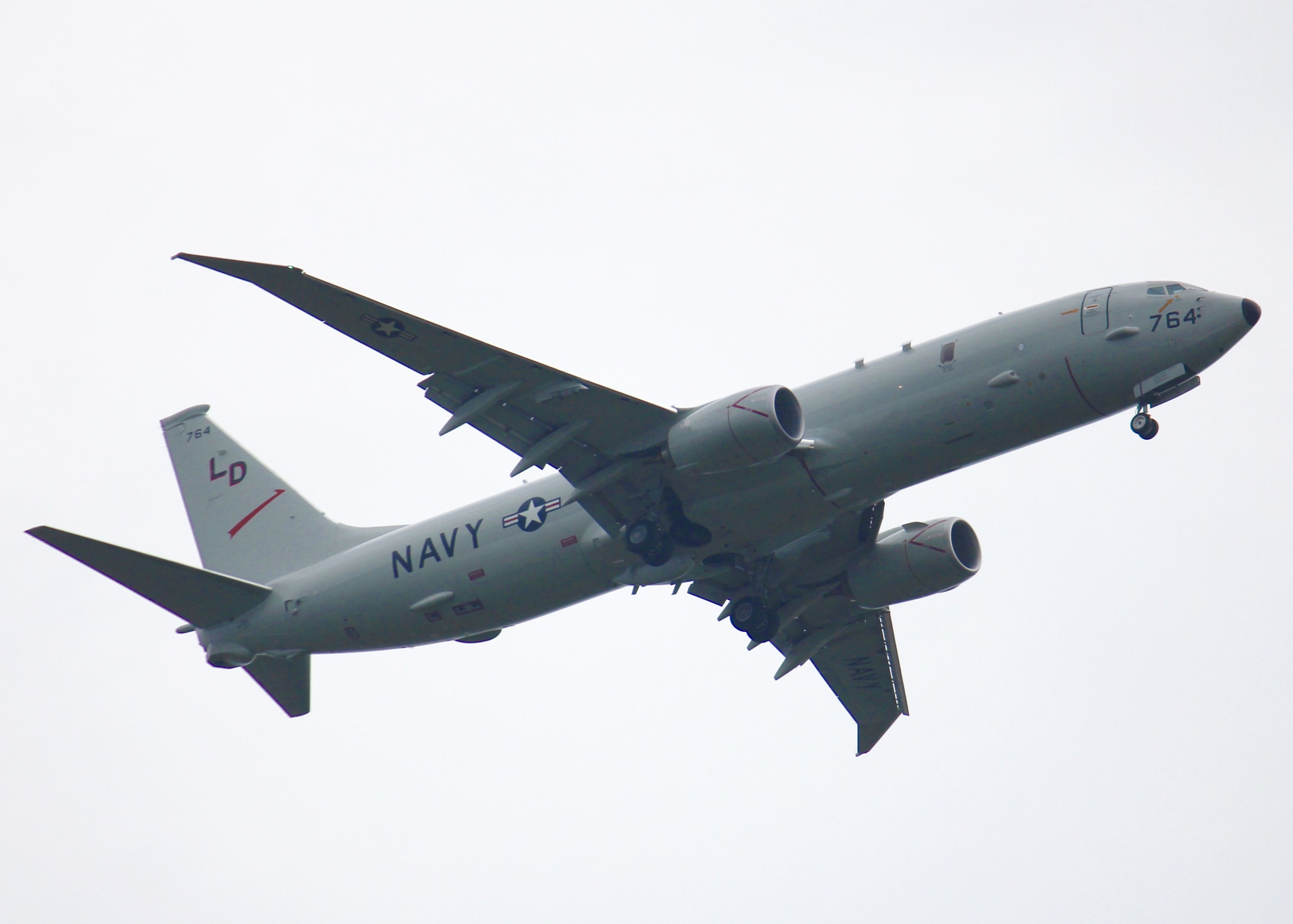 Boeing P-8 Poseidon (16-8764) - At Barksdale Air Force Base. U.S. Navy P-8A Poseidon.